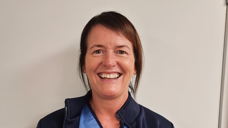 Ms Heather Brown, a member of staff at Kelty Medical Practice.